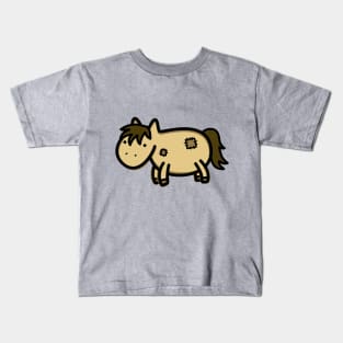 Cute Stuffed Horse Kids T-Shirt